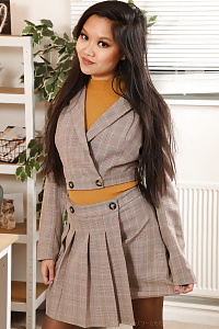 Only Secretaries Louisa Lu Miniskirt Stockings