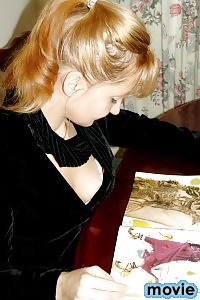 Kirsty Reading Her Fashion Magazine