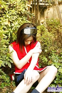 Wild Saeki Likes Jerking Off With A Piece Of Stuff In Her Nude Pussy