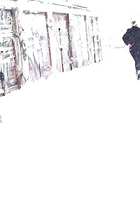 Gianna Ray Takes A Leak Desperation In Snow