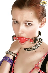 Lustful Tied Up Hottie In Her Black Sexypanties